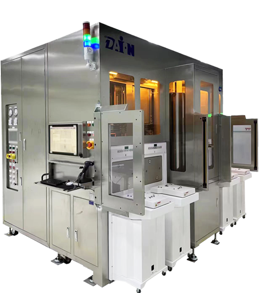 Automated dust-free and anaerobic oven